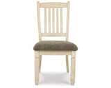 Bolanburg Dining Table, 4 Chairs, Bench, Server and Display Cabinet
