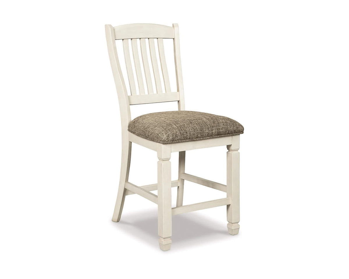 Mesa de comedor de altura de mostrador Bolanburg y 4 taburetes