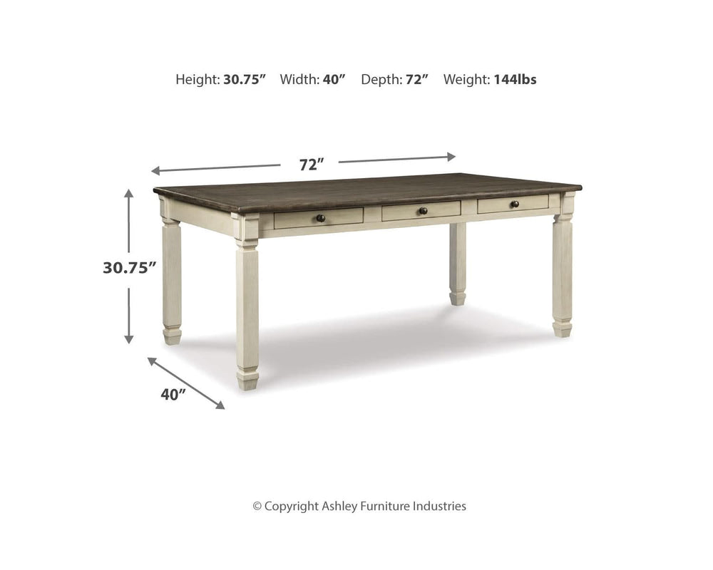 Bolanburg Dining Table and 6 Chairs with Server