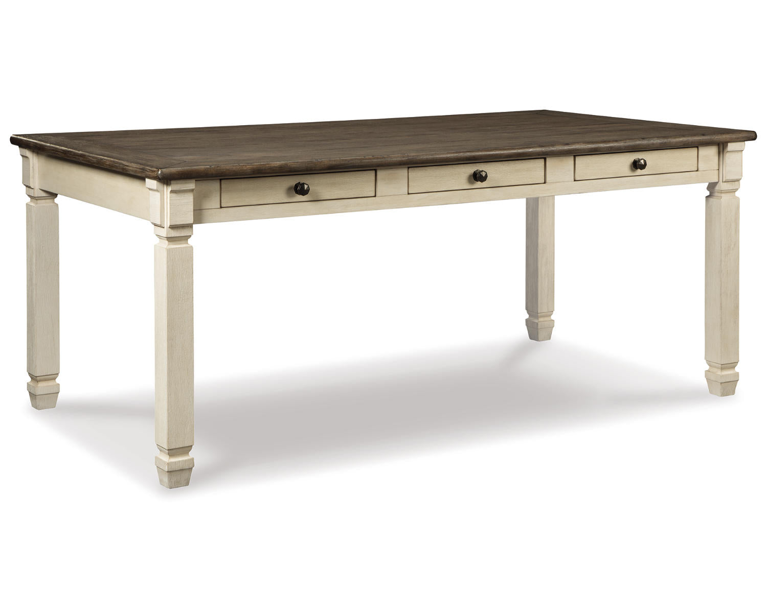 Bolanburg Dining Table, 4 Chairs, Bench, Server and Display Cabinet