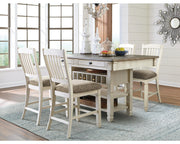 Bolanburg Counter Height Dining Table with 4 Barstools