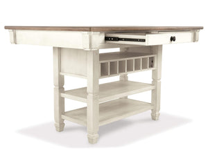 Mesa de comedor Bolanburg de altura de mostrador con 6 taburetes