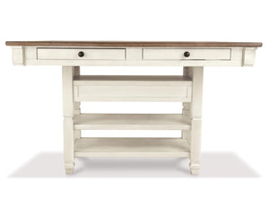 Mesa de comedor Bolanburg de altura de mostrador con 6 taburetes