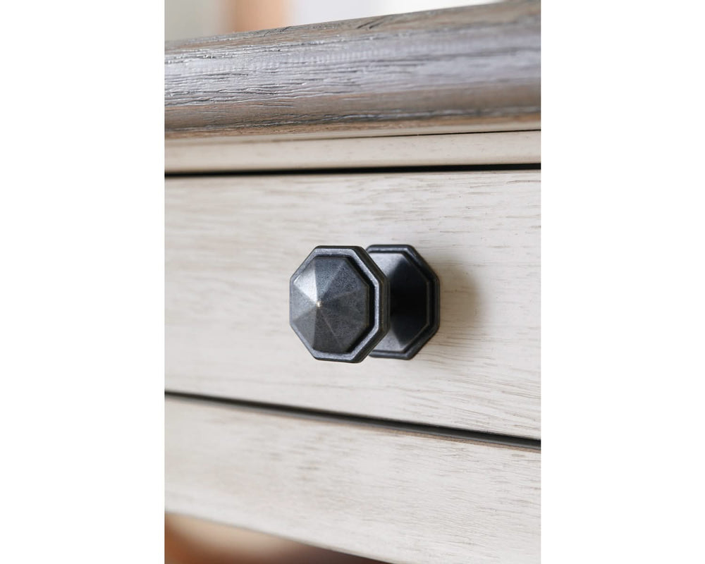 Mesa de comedor Bolanburg de altura de mostrador con 6 taburetes