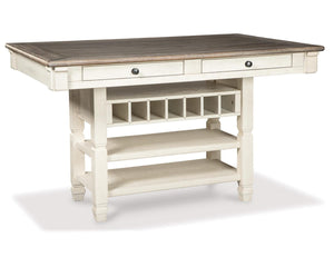 Mesa de comedor Bolanburg de altura de mostrador con 6 taburetes