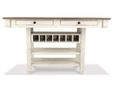 Mesa de comedor Bolanburg de altura de mostrador con 6 taburetes