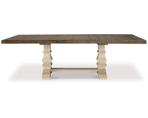 Mesa de comedor Bolanburg, 6 sillas y banco