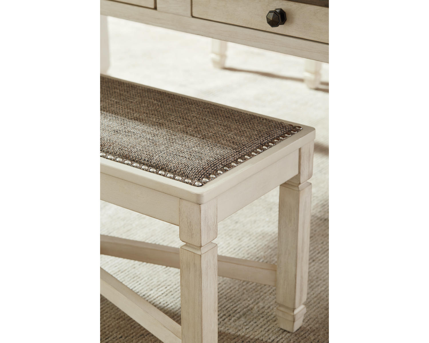 Bolanburg Dining Table with 4 Chairs and Bench