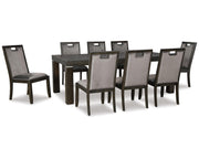 Hyndell Dining Table and 8 Chairs