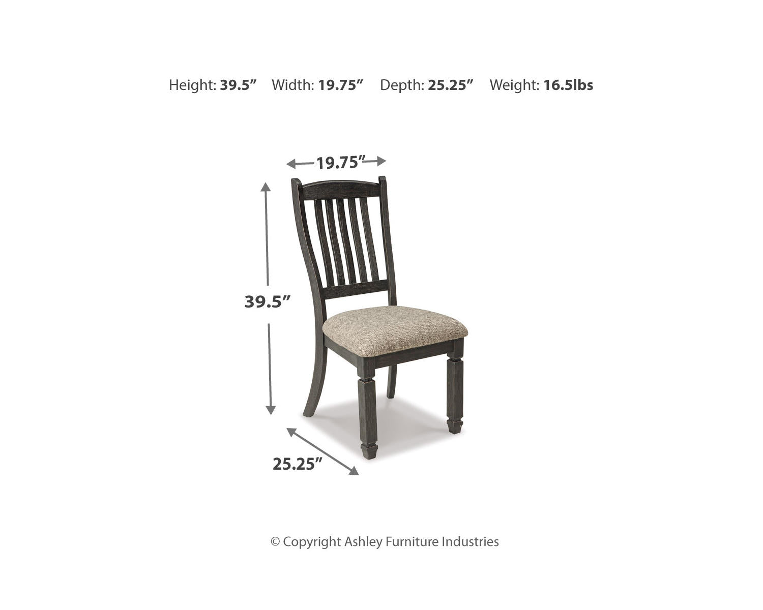 Tyler Creek Dining Table and 6 Chairs