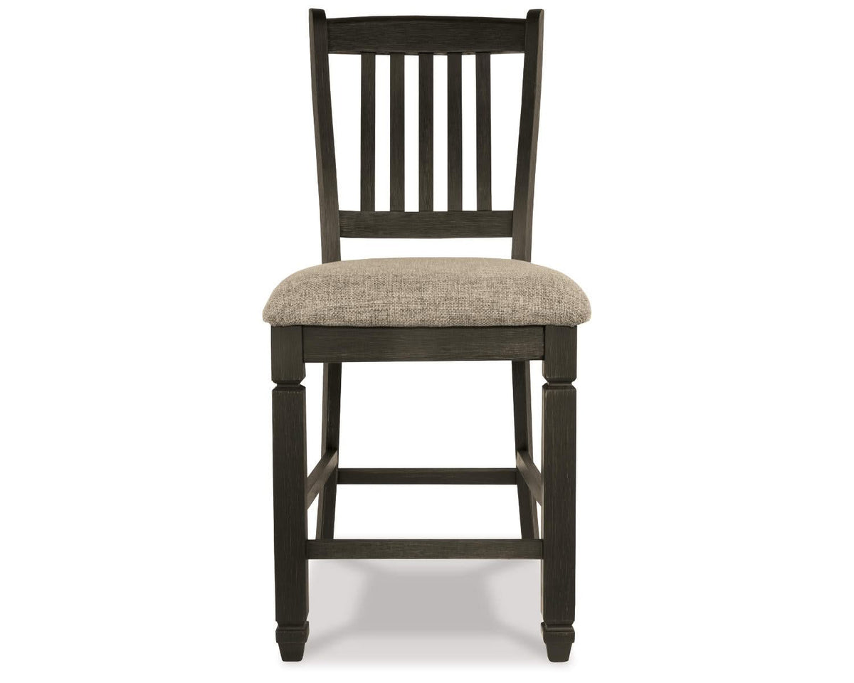 Tyler Creek Counter Height Dining Table and 4 Barstools with Server