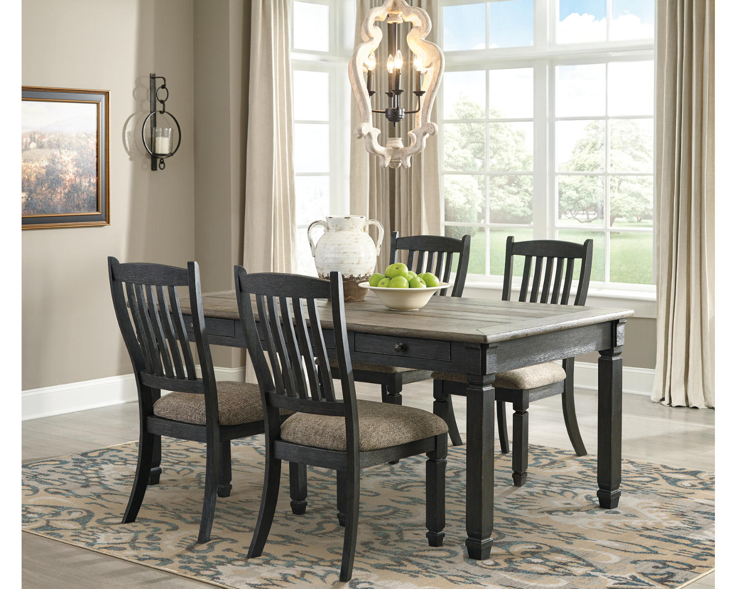 Tyler Creek Dining Table and 6 Chairs