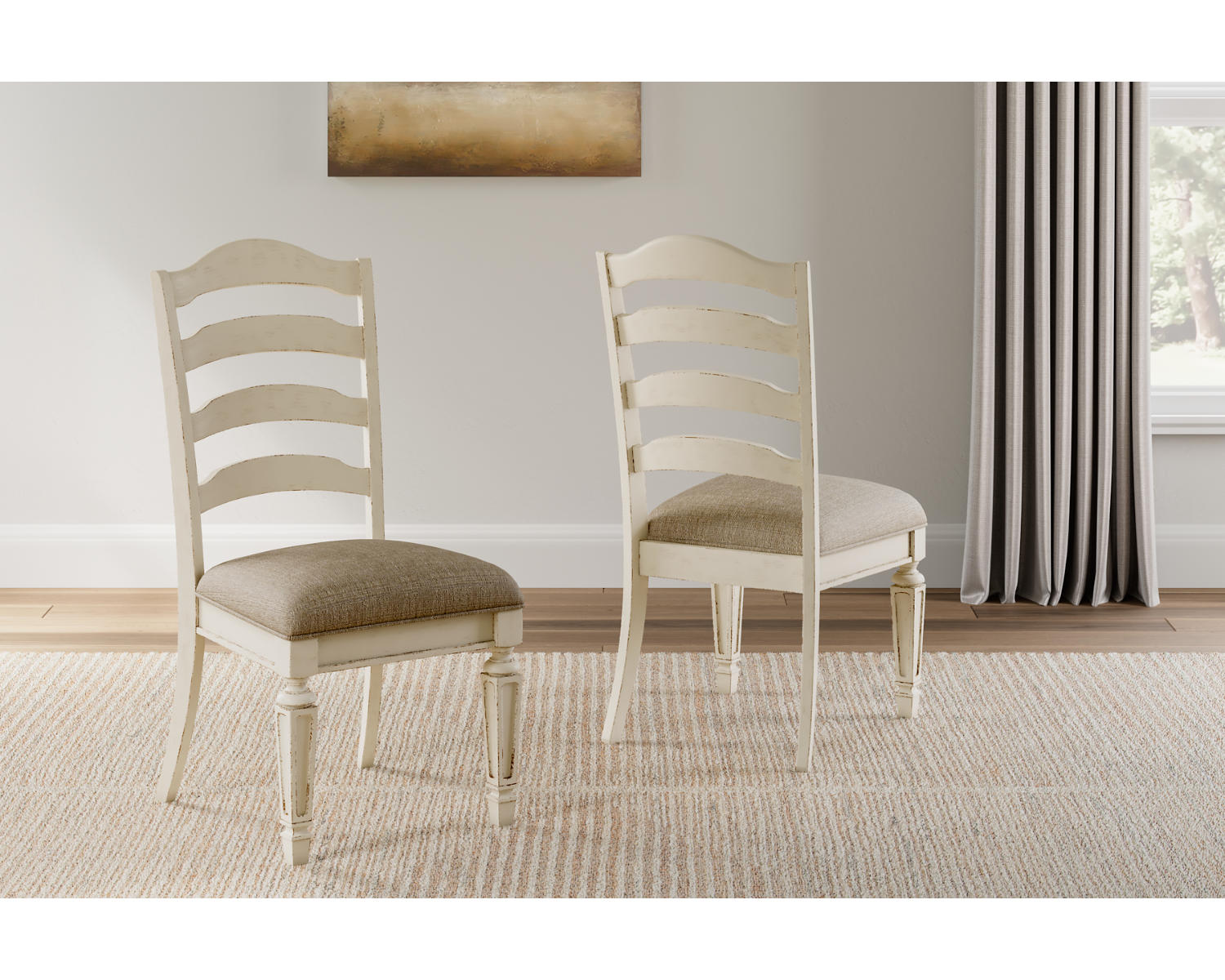 Realyn Dining Table and 4 Chairs