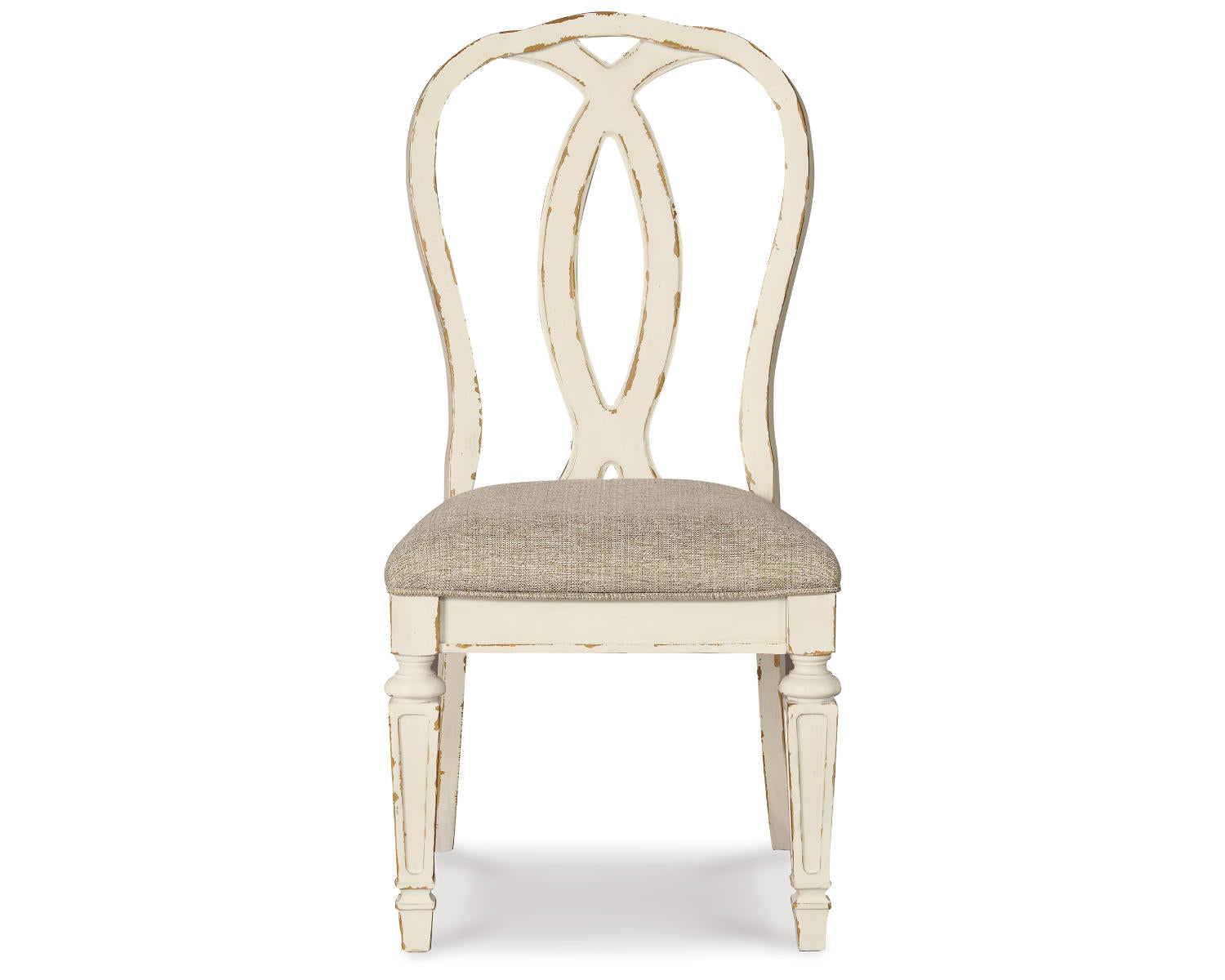 Realyn Dining Table and 6 Chairs with Server