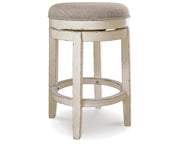 Realyn Counter Height Dining Table and 3 Barstools