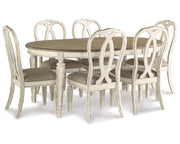 Realyn Dining Table and 6 Chairs