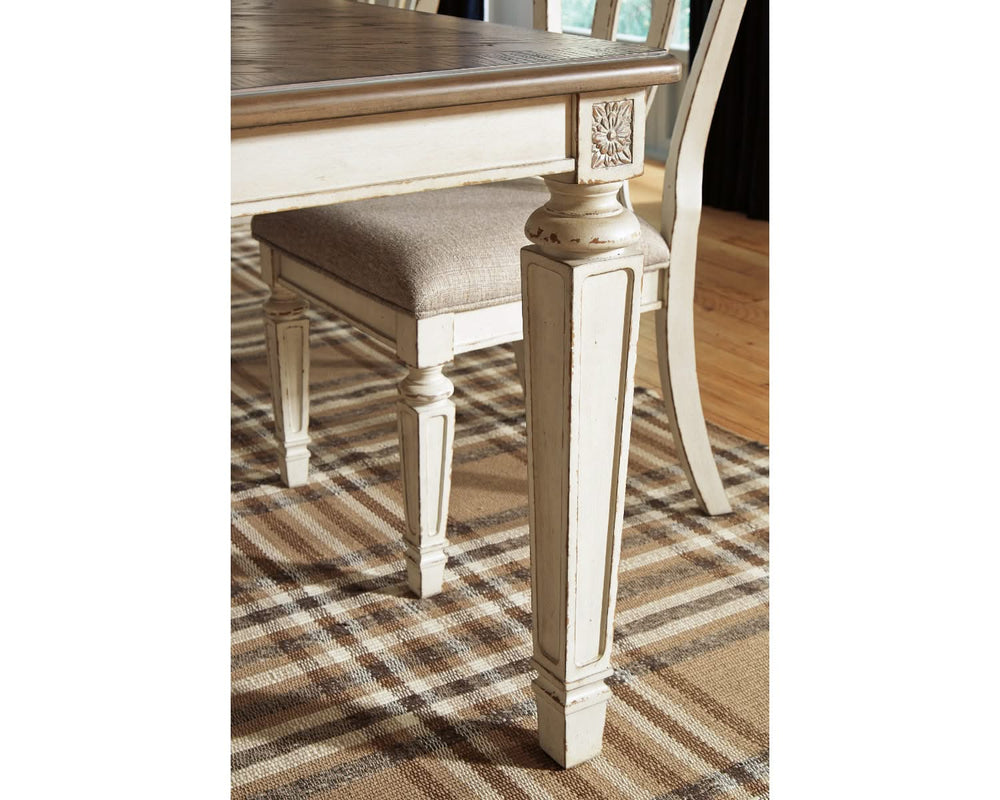 Realyn Dining Extension Table and 8 Chairs