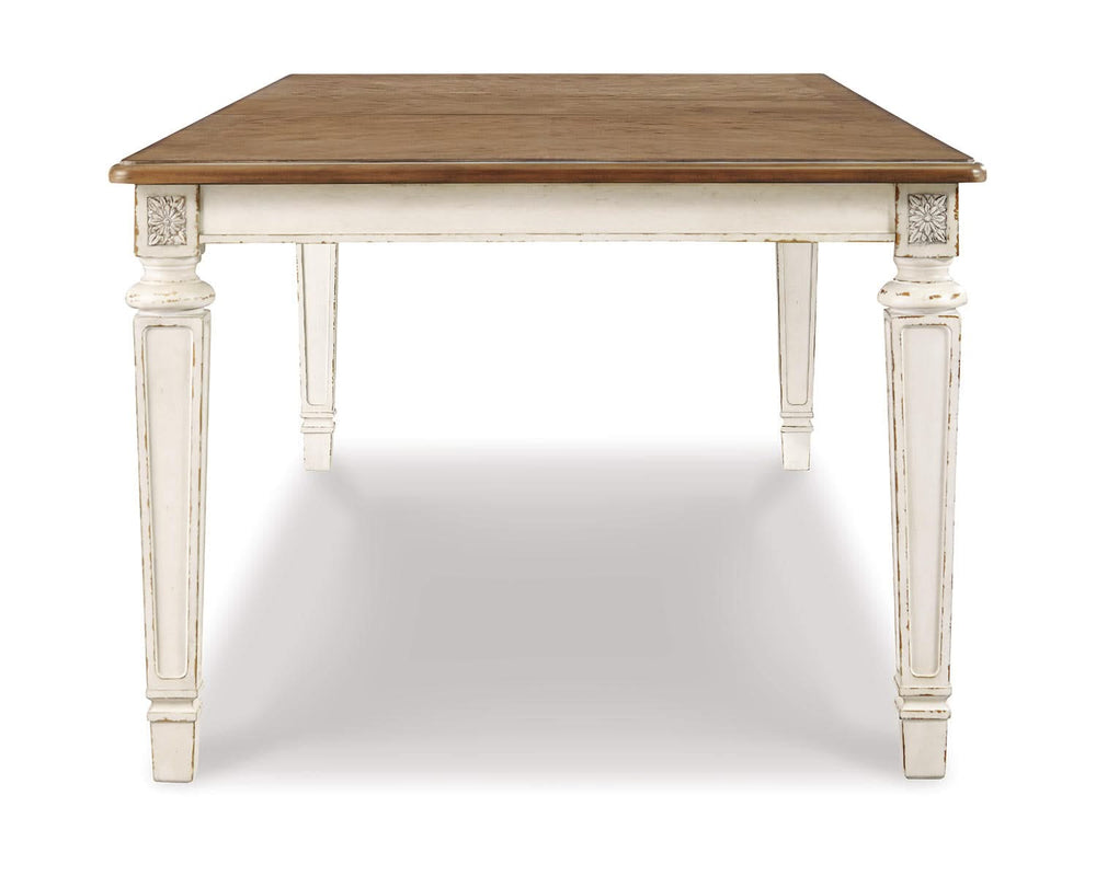 Realyn Dining Table and 4 Chairs