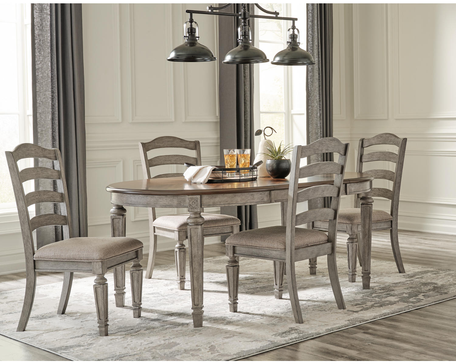 Lodenbay Dining Table and 4 Chairs