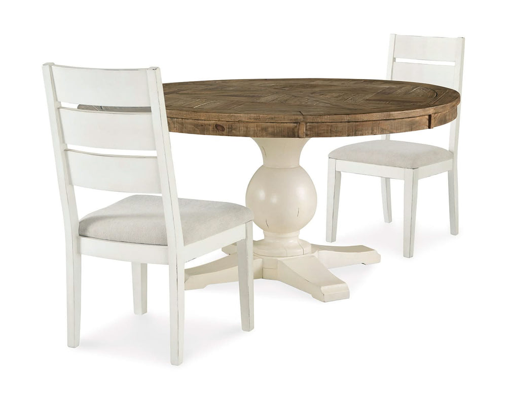 Mesa de comedor y dos sillas Grindleburg