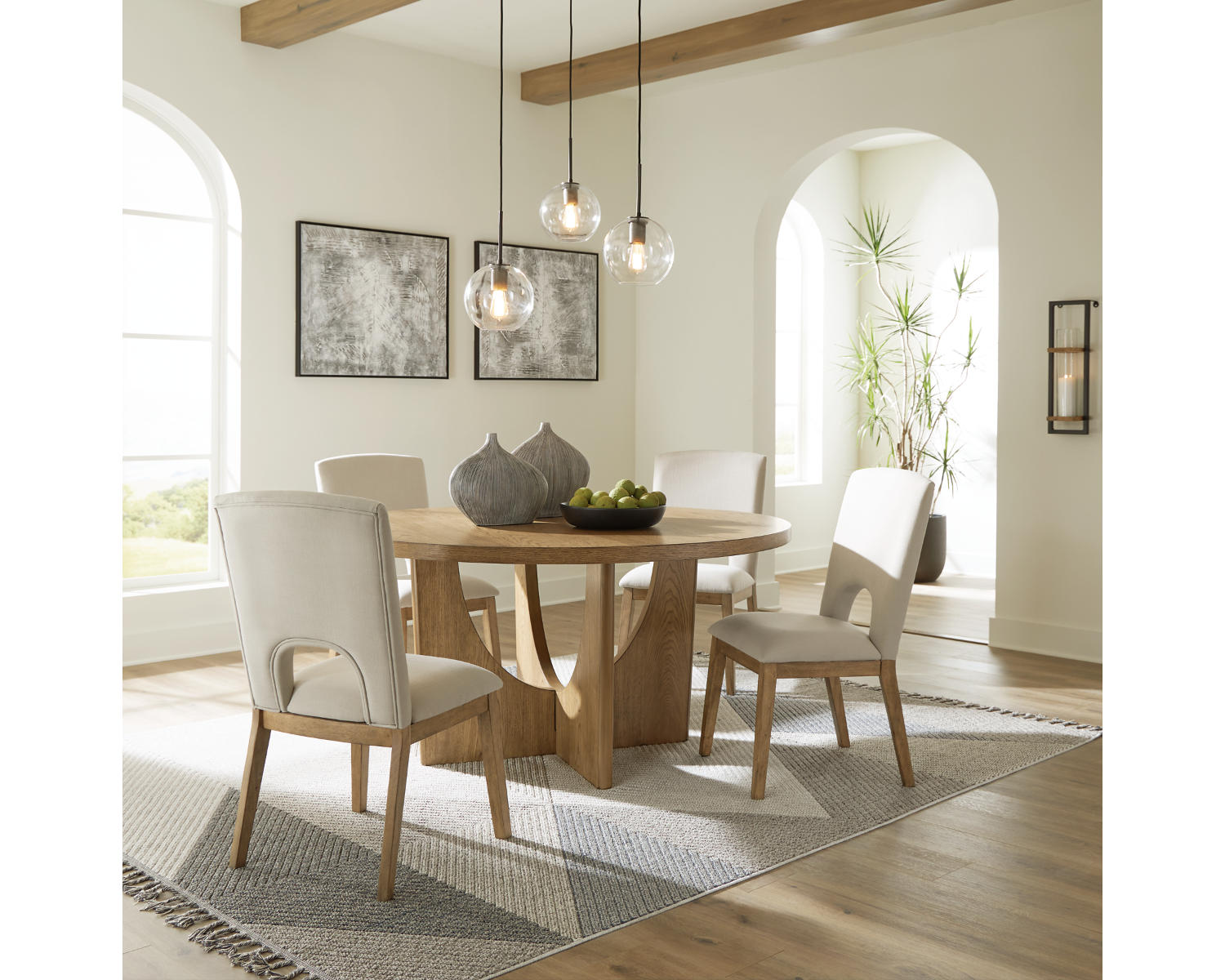 Dakmore Dining Table and 4 Chairs