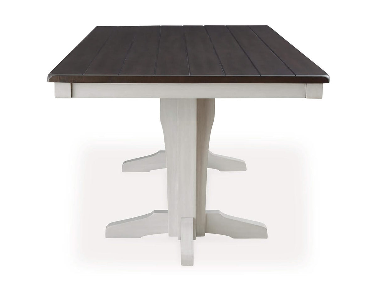 Darborn Dining Table, 4 Chairs and Bench