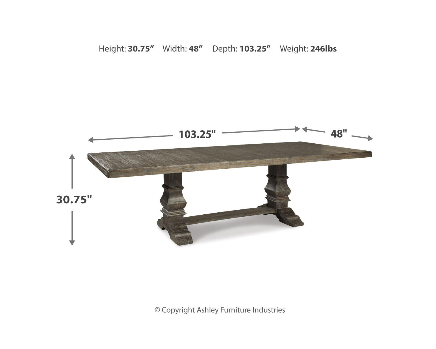 Wyndahl Dining Table and 6 Chairs