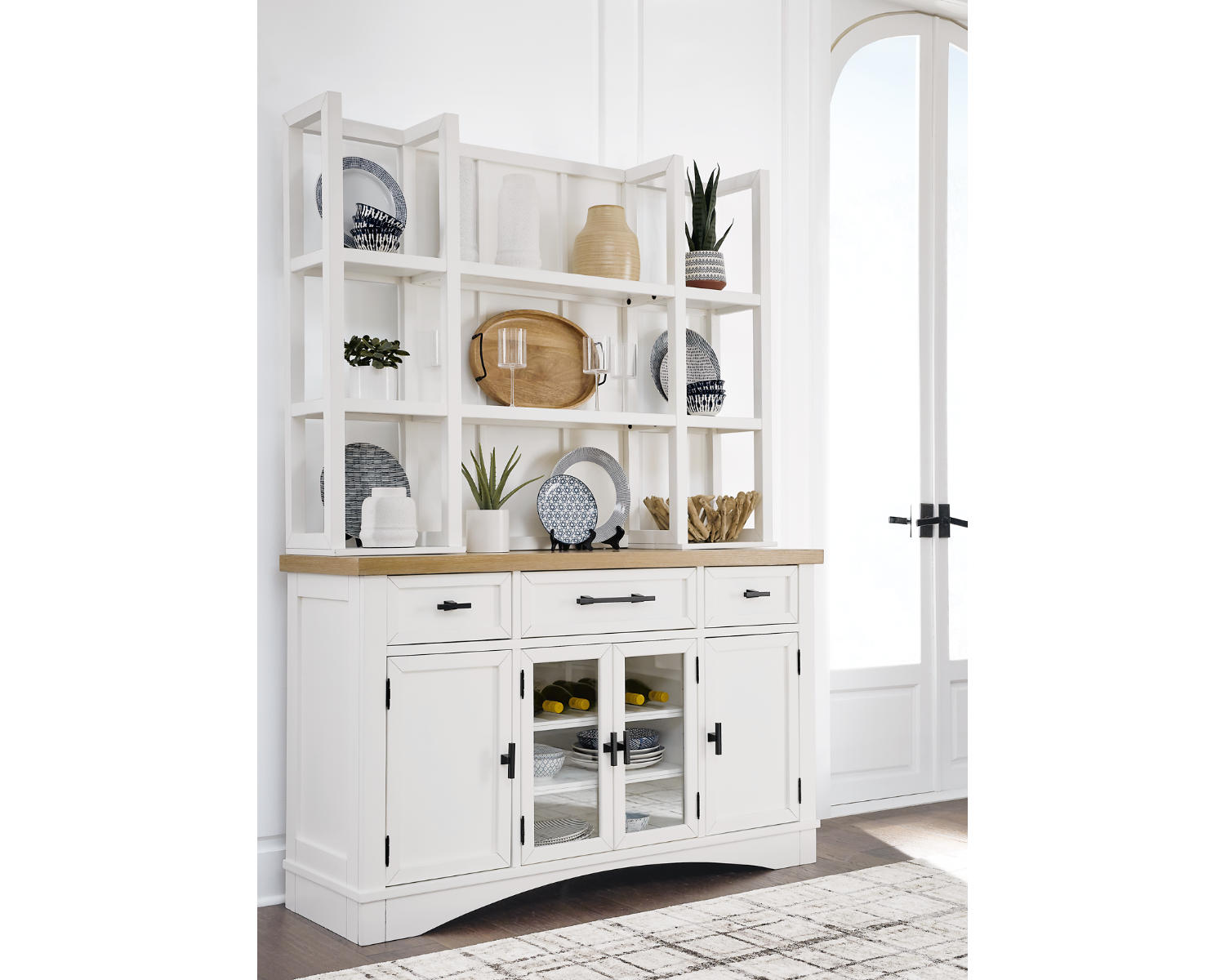 Ashbryn Dining Server and Hutch