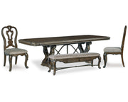 Maylee Dining Table, 2 Chairs and Bench