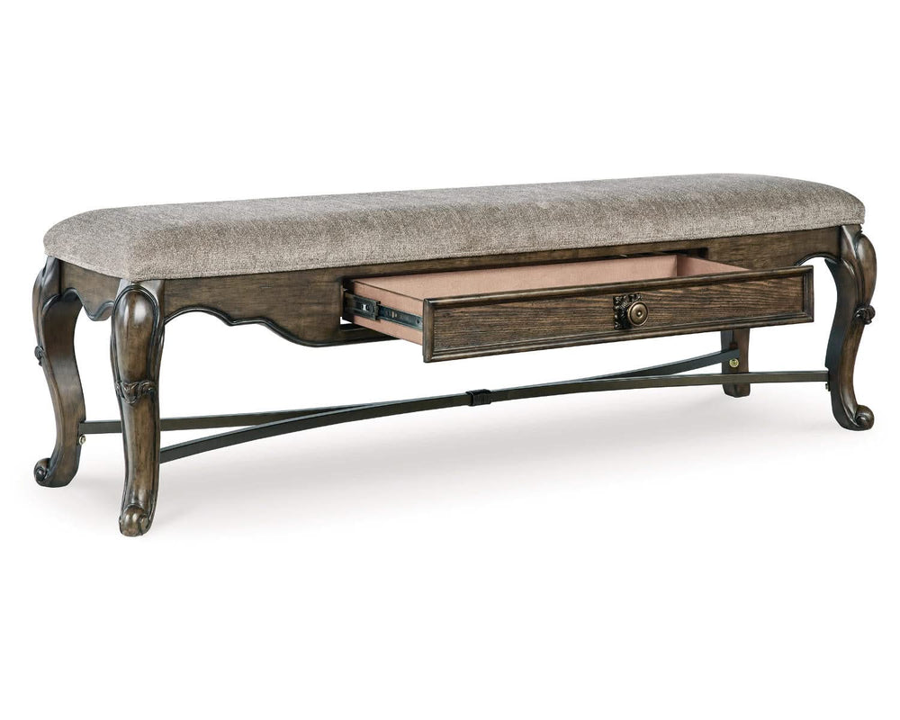 Mesa de comedor Maylee, 2 sillas y banco