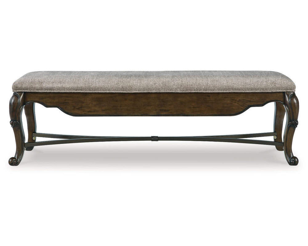 Mesa de comedor Maylee, 2 sillas y banco