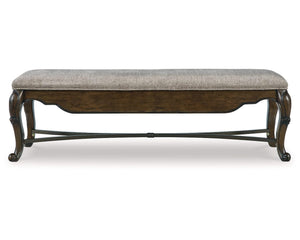 Mesa de comedor Maylee, 2 sillas y banco