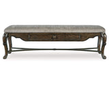 Mesa de comedor Maylee, 2 sillas y banco