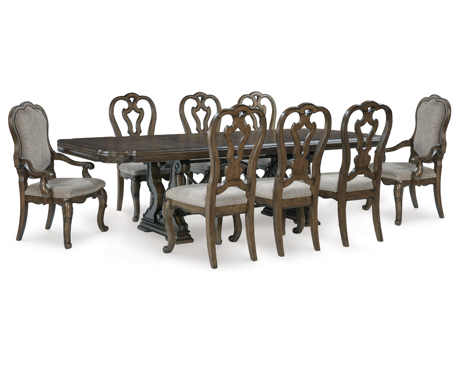 Maylee Dining Table and 8 Chairs