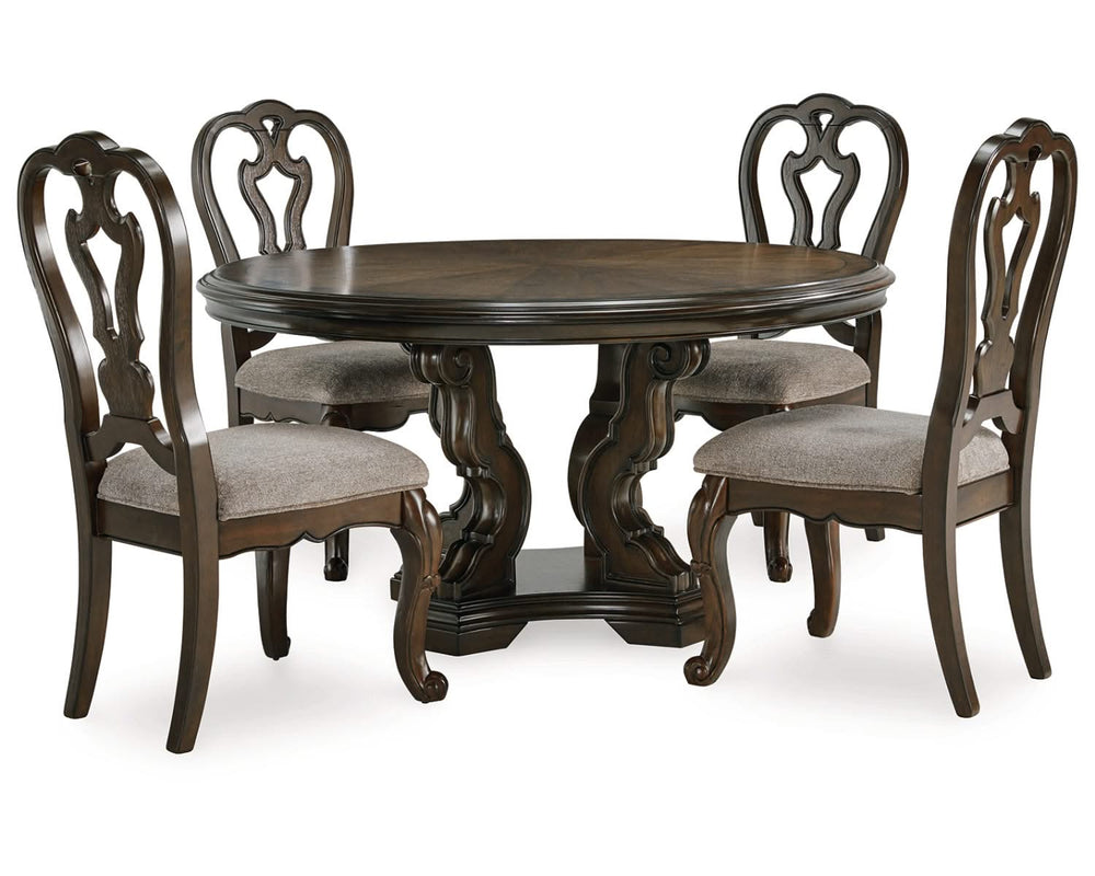 Mesa de comedor Maylee y 4 sillas