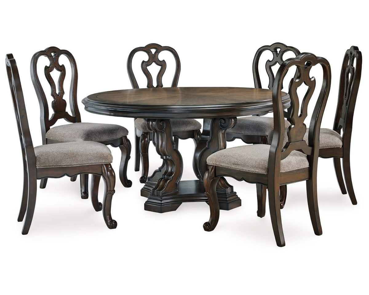 Mesa de comedor Maylee y 6 sillas