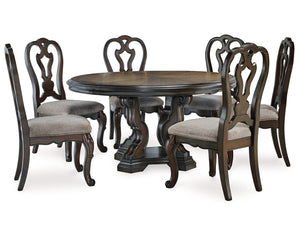 Mesa de comedor Maylee y 6 sillas