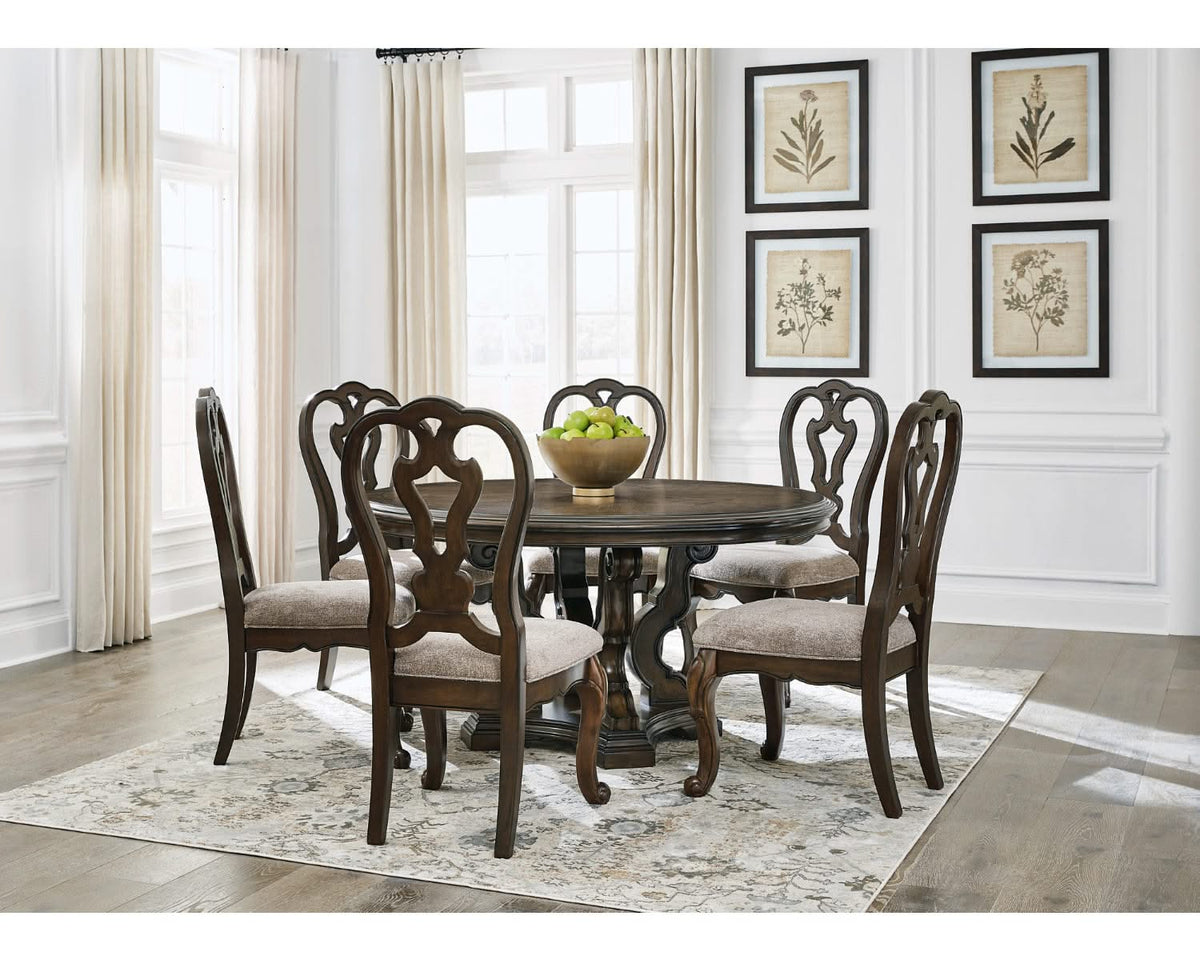 Mesa de comedor Maylee y 6 sillas