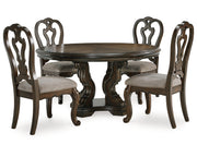 Maylee Dining Table and 4 Chairs