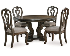 Mesa de comedor Maylee y 4 sillas