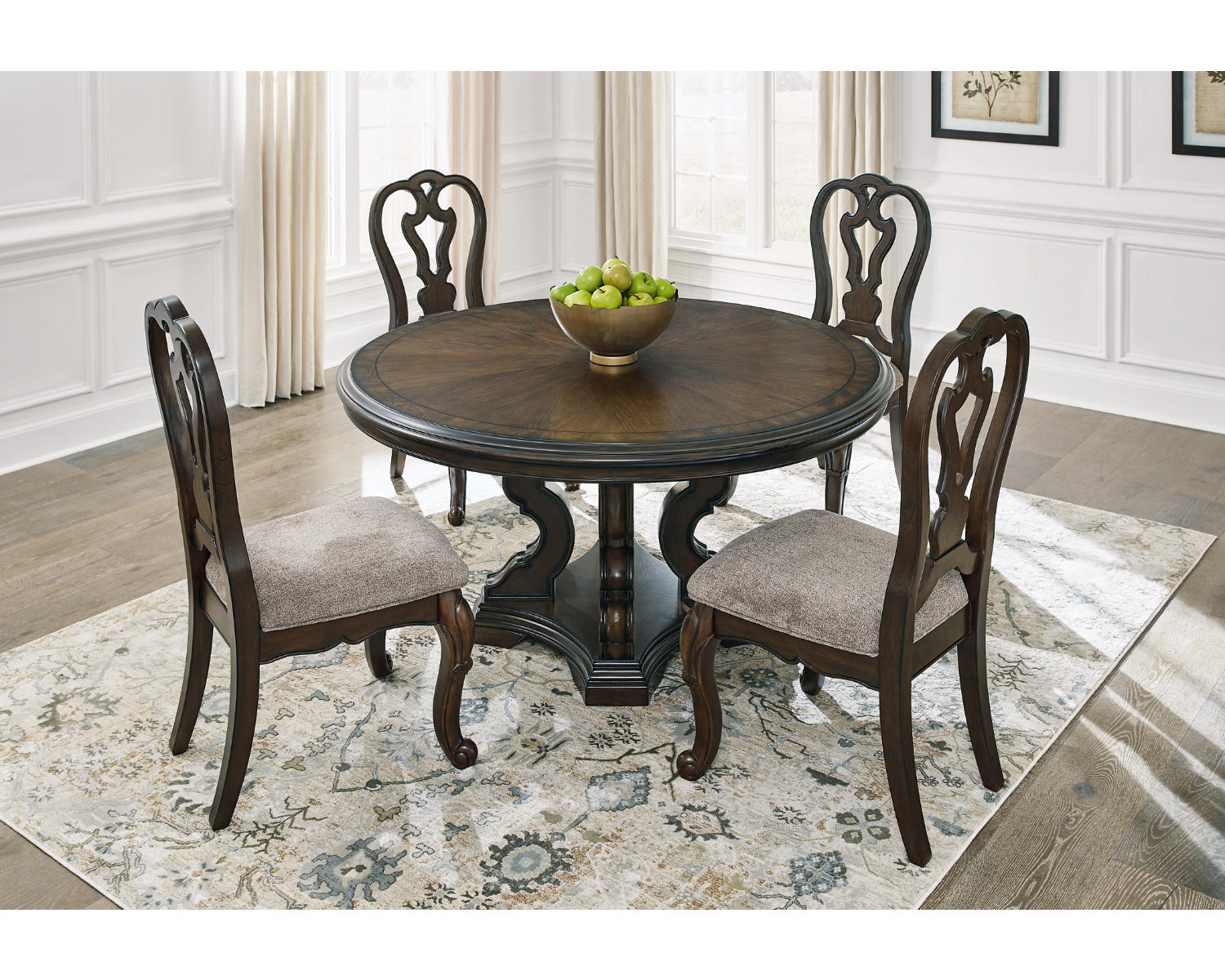 Maylee Dining Table and 4 Chairs