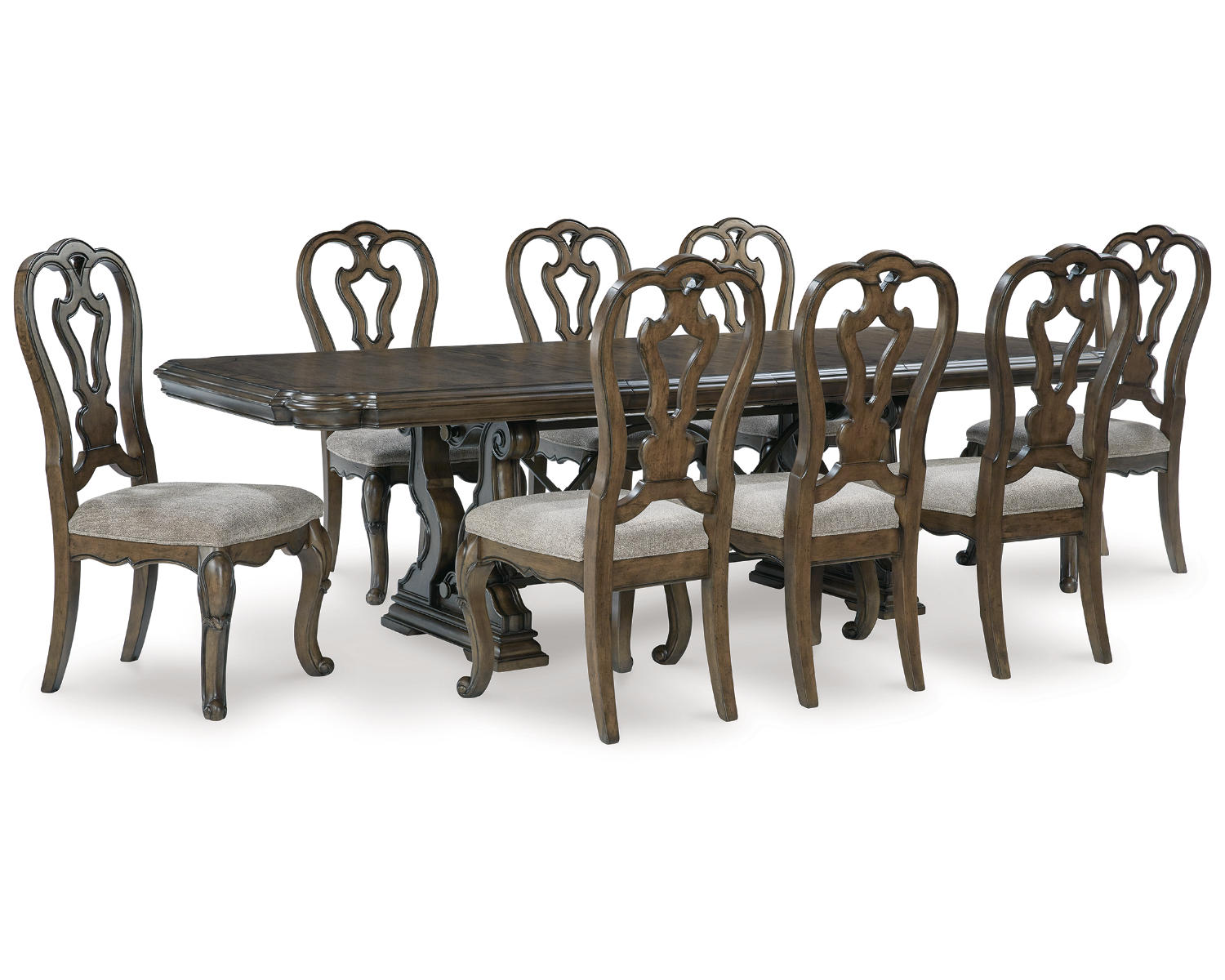 Maylee Dining Table and 8 Chairs