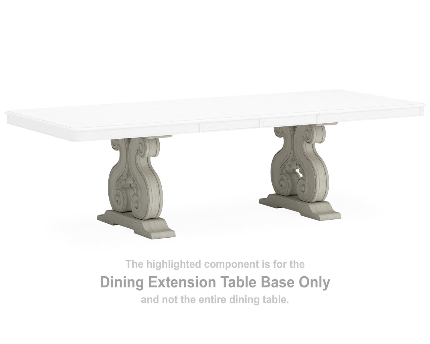 Arlendyne Dining Extension Table Base