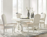 Mesa de comedor Arlendyne y 4 sillas