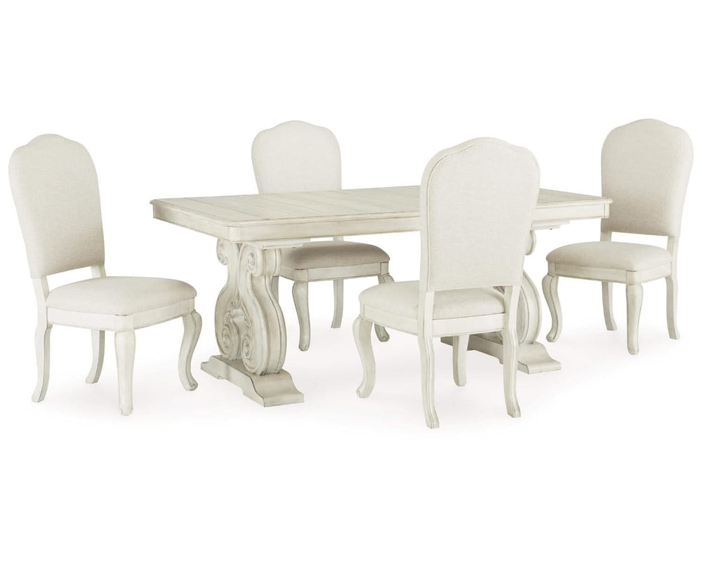 Mesa de comedor Arlendyne y 4 sillas