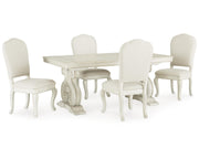 Arlendyne Dining Table and 4 Chairs