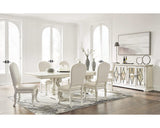 Arlendyne Dining Extension Table, 6 Chairs and Server