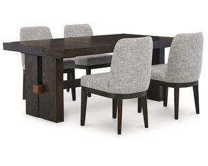 Mesa de comedor y 4 sillas Burkhaus