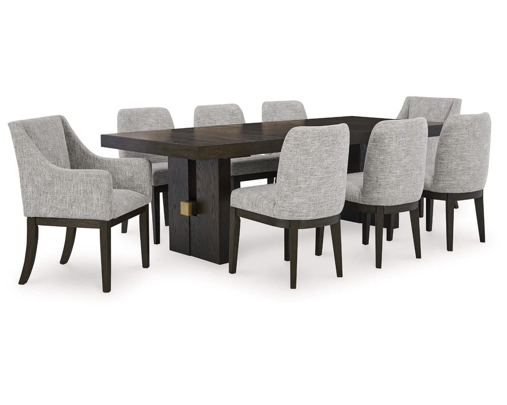 Burkhaus Dining Table and 8 Chairs