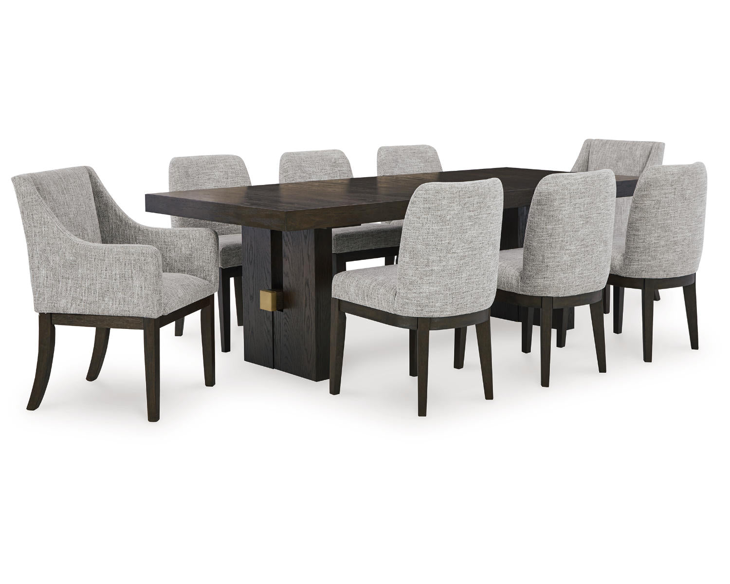 Burkhaus Dining Table and 8 Chairs